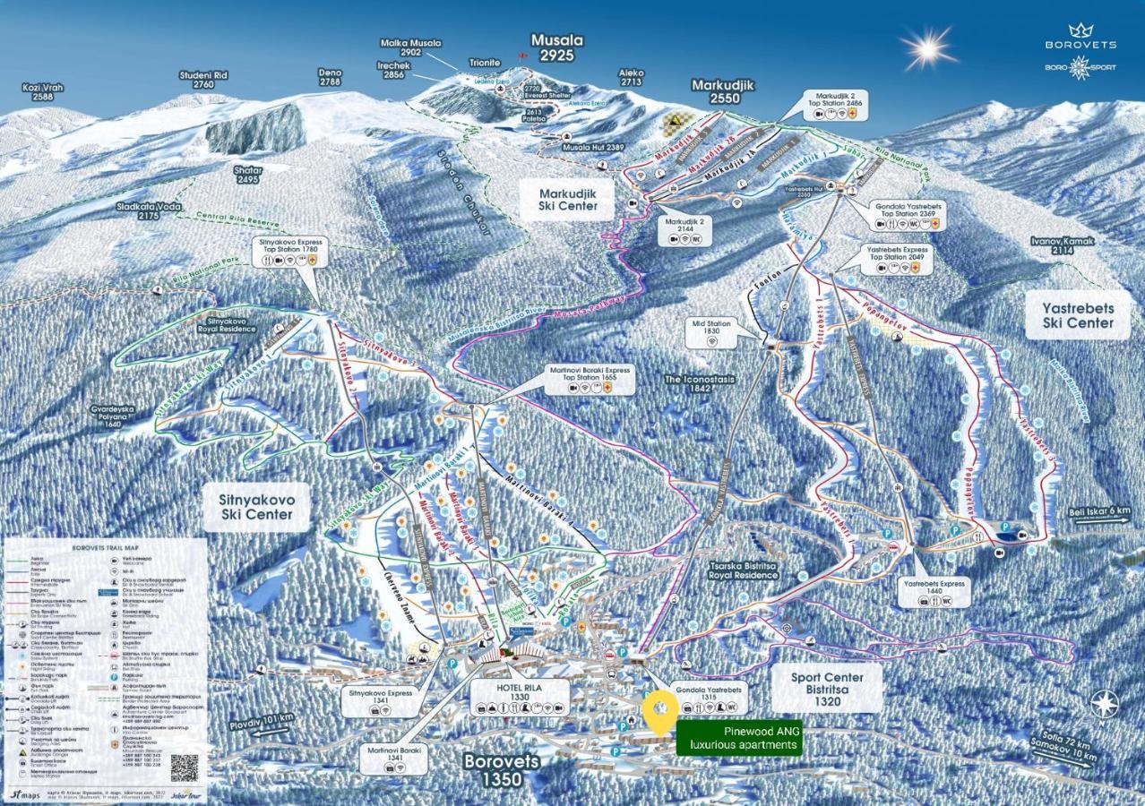 Pinewood Ang Luxurious Apartment A32 Borovets Exterior foto